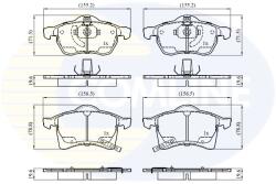COMLINE Set Placute Frana, Frana Disc Cbp3583 Opel Astra G/Astra H/Zafira A