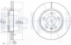 DELPHI Disc Frana Bg3893 Vw California T5/California T6/Multivan T5/Multivan T6