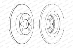 FERODO Disc Frana Ddf1502C Dacia Logan/Logan Ii/Sandero/Sandero Ii Renault Logan I