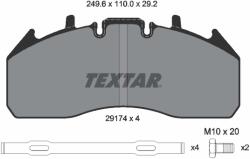 TEXTAR Set Placute Frana, Frana Disc 2917402 Corona Majestik/Prestige/Skypak/Xl Volvo B8