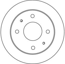 TRW Disc Frana Df4132 Hyundai Atos