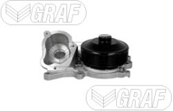 GRAF Pompă De Apă, Răcire Motor Pa1164 Bmw 1/2/3/3 Gran Turismo/4/4 Gran/5/X1/X3/X5