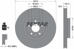 TEXTAR Disc Frana 92162305 Ford Galaxy Ii/Galaxy Mk Ii/S-Max Ford Usa Royale