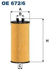 FILTRON Filtru Ulei Oe672/6 Bmw 1/2 Active/2 Active Tourer/2 Gran/2 Gran Tourer/X1/X2/I8