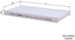 KNECHT Filtru, Aer Habitaclu La444/S Hyundai Santa Fé I/Tucson Kia Sorento I (LA444/S)