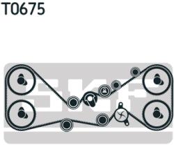 SKF Set Pompa Apa + Curea Dintata Vkmc98115-3 Subaru Forester/Impreza/Legacy Iv