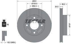TEXTAR Disc Frana 92314003 Maruti Suzuki Celerio Suzuki Celerio