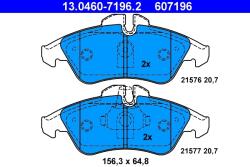 ATE Set Placute Frana, Frana Disc 13.0460-7196.2 Mercedes-Benz Sprinter 2-T/V-Class (13.0460-7196.2)