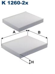FILTRON Filtru, Aer Habitaclu K1260-2X Alpina B5/B6/B6 Gran/B7/D5 Bmw 5/5 Gran Turismo/6 (K1260-2X)
