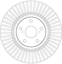 TRW Disc Frana Df6268 Toyota Avensis/Verso