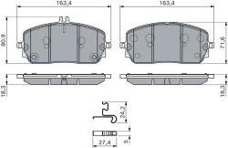 Bosch Set Placute Frana, Frana Disc 0986460282 Mercedes-Benz C-Class/C-Class T-Model