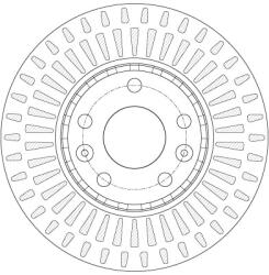 TRW Disc Frana Df6184 Renault Fluence/Laguna/Laguna Iii/Latitude/Megane/Megane Iii