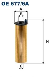 FILTRON Filtru Ulei Oe677/6A Mercedes-Benz A-Class/B-Class/C-Class/C-Class All-Terrain (OE677/6A)