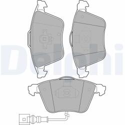 DELPHI Set Placute Frana, Frana Disc Lp1921 Audi A3 Seat Leon Skoda Superb Ii Vw Eos (LP1921)