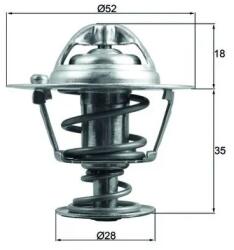 MAHLE Termostat, Lichid Racire Tx18478D Acura Ilx Honda Accord Iv/Accord Ix/Accord Vi (TX18478D)