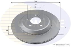 COMLINE Disc Frana Adc4088V Mercedes-Benz S-Class (ADC4088V)