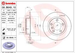BREMBO Disc Frana 08. B649.11 Mini Mini Countryman/Mini Paceman