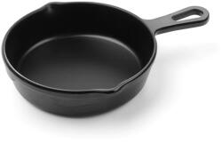 HENDI Bol servire, forma mini-tigaie cu maner, , 162x121x(H)30 mm, melamina neagra, Hendi Little Chef, DNH564509 (DNH564509) Castron