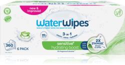 WaterWipes Hydrating Clean frissítő nedves törlőkendők 6x60 db