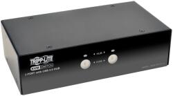 Eaton Switch KVM DisplayPort cu 2 porturi, cu audio, cabluri și hub USB 3.0 SuperSpeed (B004-DPUA2-K)