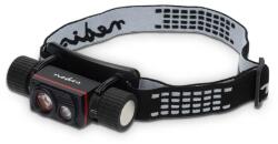 Nedis LHLR10WBK- LED fényerőszabályozható újratölthető fejlámpa LED/10W/5V 2200 mAh IPX8 fekete LHLR10WBK (NE0791)
