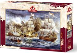 Art Puzzle Пъзел Art Puzzle от 1500 части - Корабна война, Алмар Заадстра (4549)