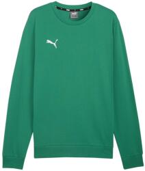 PUMA Team Goal férfi pulóver, hétköznapi, zöld, pamut, rugalmas mandzsetta, XL INTL