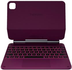 Typecase iPad Air 11" 2024/2025 Typecase Edge tok billentyűzettel málna,