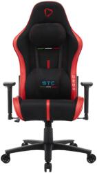 Onex Scaun Gaming ONEX STC Alcantara L, Max 125 kg, Cadru metalic, PVC (Negru/Rosu) (ONEX-STC-A-L-BR)