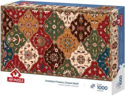 Art Puzzle Пъзел Art Puzzle от 1000 части - Анадолски цветя, мотив на килим (41019)
