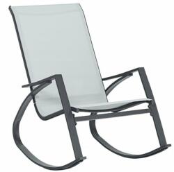 Sersimo Kerti hintaszék fémből és szövetből, 60x104x95 cm, teherbírás 120 kg, szürke