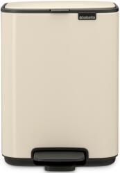Brabantia 237829 Bo Pedal Bin Pedálos Hulladékgyűjtő, 4 L Acél, Világos Bézs