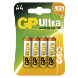 GP Batteries Ultra alkáli ceruza elem AA (4db / csomag) (B1921) (B1921)