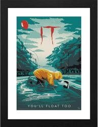 GB eye Afiș înrămat GB eye Movies: IT - You'll Float Too (GBYDCO152)