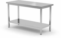  Központi asztal polccal - csavarozott, mélység: 600 mm, HENDI, Profi Line, 1800x600x(H)850mm (811559)