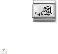 NOMINATION "Szeptemberi születésnapi viráglap" charm - 330112-21