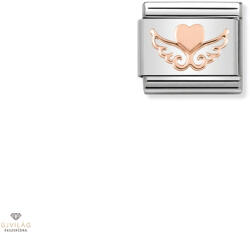 NOMINATION "Szárnyas szív" charm - 430104-01