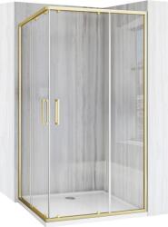 Rea City 80x100 cm zuhanykabin, szálcsiszolt arany REA-K6445 (REA-K6445)