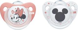 Nuk Силиконови залъгалки NUK - Mickey, 6-18 месеца, 2 броя (10736124-Момиче)