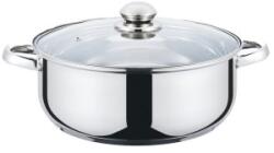 Grunberg Cratita din Inox, 5.5 litri, 28 cm Diametru, Compatibila cu Plita cu Inductie, cu Capac din Sticla, Grunberg GR3119 (GR3119/6)