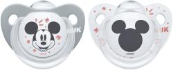 Nuk Силиконови залъгалки NUK - Mickey, 0-6 месеца, 2 броя (10730041-Момче)
