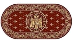 Delta Carpet Covor Bisericesc Oval, 150 x 230 cm, Rosu, Lotos 15077/210 (LOTUS-15077-210-O-1523) Covor
