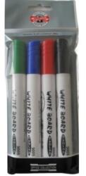 KOH-I-NOOR Marker pentru Tabla, Gros, 4 Culori, Koh-I-Noor (KH-R9005-04P)