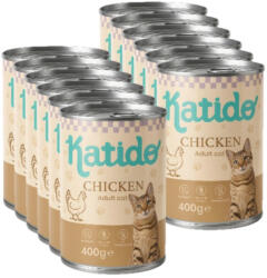  Katido Katido nedves macskaeledel csirkével 12x400g