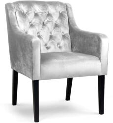 ATREVE Santi Bársony Fotel - Elegáns, Kényelmes Ülőbútor (ATE-SANTARSTGR1XXXP)