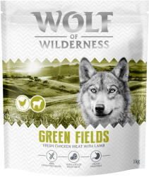 Wolf of Wilderness 4x1kg Wolf of Wilderness Adult ''Green Fields'' bárány - gabonamentes száraz kutyatáp