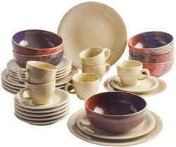  Porcelán étkezőszett, 30 darab, 6 személyre, Kahla, Homestyle Natural Cotton