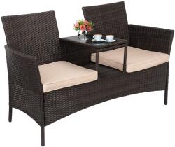  Cordoba barna technorattan kerti pad