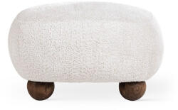 Atreve BAOBAB Luxus Puff Szövet Fehér Wenge Lábakkal (ATE-BAOBPOSTGR1XXXP)