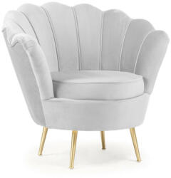  Shell Kagyló Bársony Fotel Arany Lábakkal (ATE-MUSZARSTGR1XXXP)